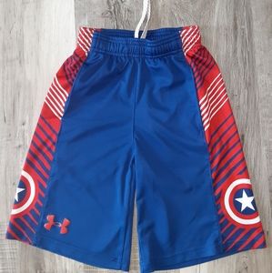 Underarmour marvel shorts & red hibit sports brand